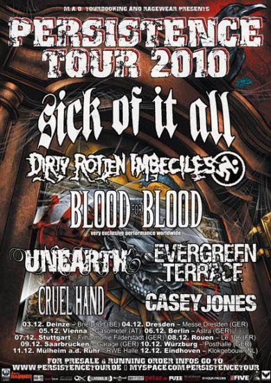 PERSISTENCE TOUR 2010
