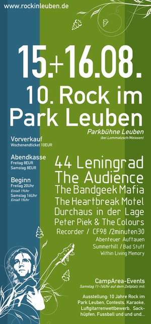 10. ROCK IM PARK LEUBEN 10. ROCK IM PARK LEUBEN