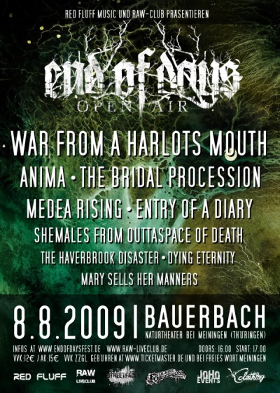END OF DAYS OPEN AIR