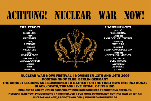 NUCLEAR WAR NOW! FEST VOLUME I