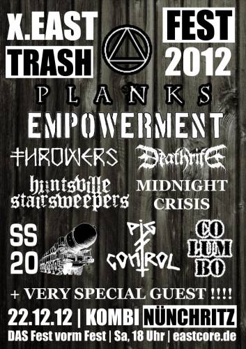 X. EAST TRASH FEST 2012