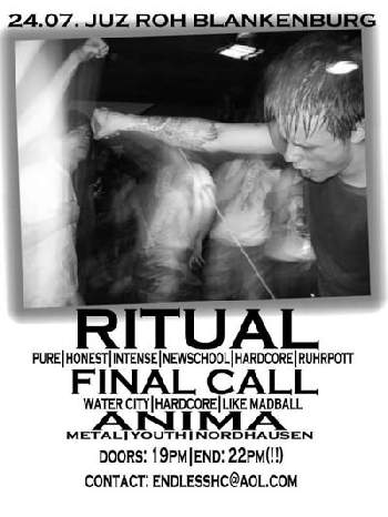 RITUAL, FINAL CALL UND ANIMA RITUAL, FINAL CALL UND ANIMA