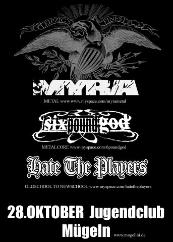 MYRA, SIX POUND GOD UND HATE THE PLAYERS MYRA, SIX POUND GOD UND HATE THE PLAYERS