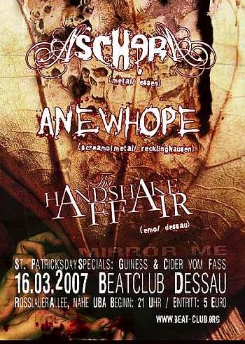 ASCHERA, A NEW HOPE UND HANDSHAKE AFFAIR