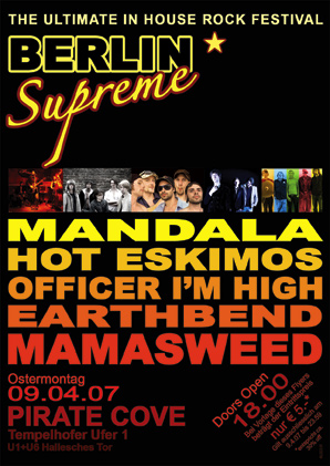 MANDALA, EARTHBEND, MAMASWEED UND WEITERE MANDALA, EARTHBEND, MAMASWEED UND WEITERE