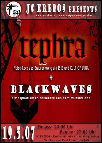 TEPHRA + BLACKWAVES TEPHRA + BLACKWAVES