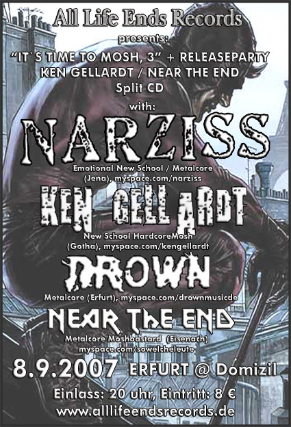 NARZISS, KEN GELLARDT, NEAR THE END, DROWN NARZISS, KEN GELLARDT, NEAR THE END, DROWN