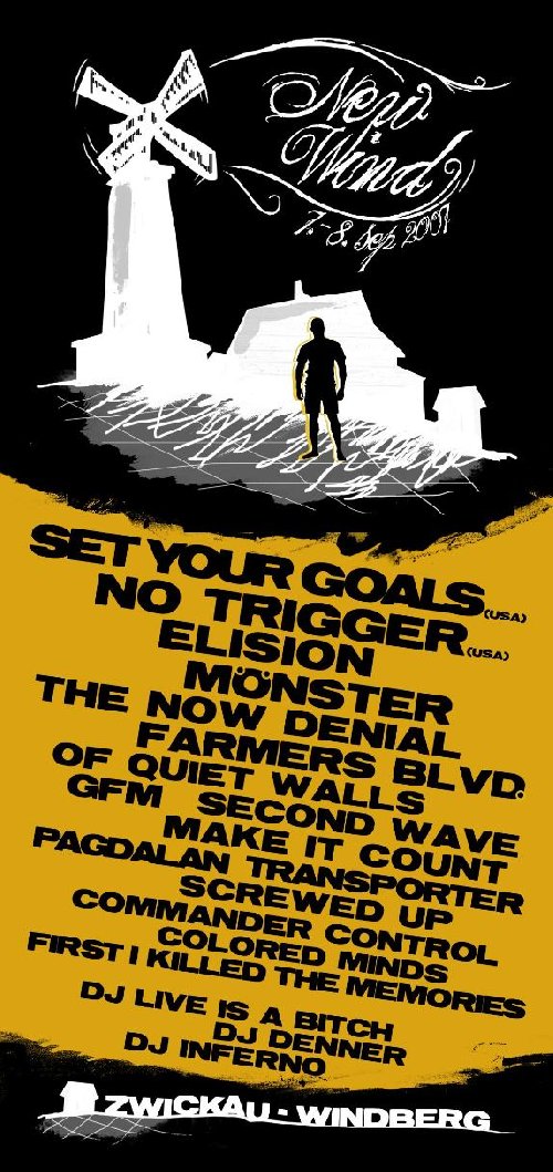 SET YOUR GOALS, NO TRIGGER, THE NOW DENIAL, ELISON
MÖNSTER, MAKE IT COUNT, FARMERS BLVD., COLORED MINDS SET YOUR GOALS, NO TRIGGER, THE NOW DENIAL, ELISON
MÖNSTER, MAKE IT COUNT, FARMERS BLVD., COLORED MINDS