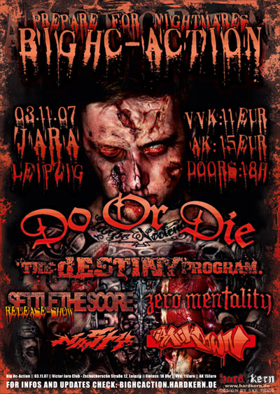 DO OR DIE, DESTINY, SETTLE THE SCORE, ZERO MENTALITY, NASTY, CRACKDOWN DO OR DIE, DESTINY, SETTLE THE SCORE, ZERO MENTALITY, NASTY, CRACKDOWN