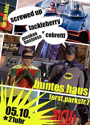 TACKLEBERRY, SCREWED UP, COBRETTI, MONKEE BUSINESS TACKLEBERRY, SCREWED UP, COBRETTI, MONKEE BUSINESS