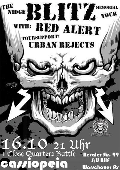 RED ALERT, URBAN REJECTS, CLOSE QUARTERS BATTLE