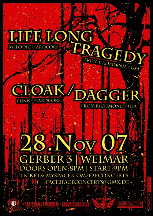 LIFE LONG TRAGEDY, CLOAK/DAGGER LIFE LONG TRAGEDY, CLOAK/DAGGER