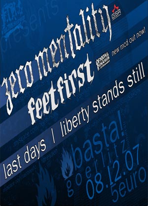 FEET FIRST, LIBERTY STANDS STILL, LAST DAYS FEET FIRST, LIBERTY STANDS STILL, LAST DAYS