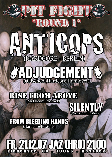 ADJUDGEMENT, RISE FROM ABOVE, SILENTLY, FROM BLEEDING HANDS, ANTICOPS ADJUDGEMENT, RISE FROM ABOVE, SILENTLY, FROM BLEEDING HANDS, ANTICOPS