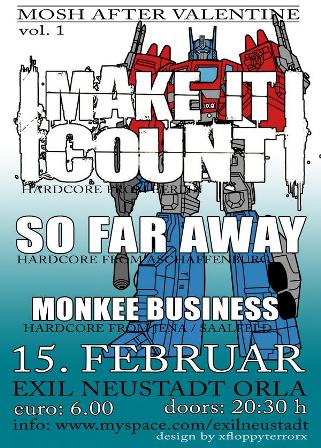 MAKE IT COUNT, SO FAR AWAY, MONKEE BUSINESS