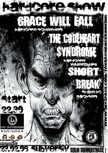 GRACE WILL FALL, THE CODEHEART SYNDROME, SHORT BREAK