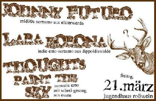 LARA KORONA, THOUGHTS PAINT THE SKY, JOHNNY FUTURO