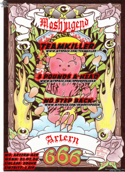 TEAMKILLER, 5 POUNDS A HEAD, NO STEP BACK TEAMKILLER, 5 POUNDS A HEAD, NO STEP BACK