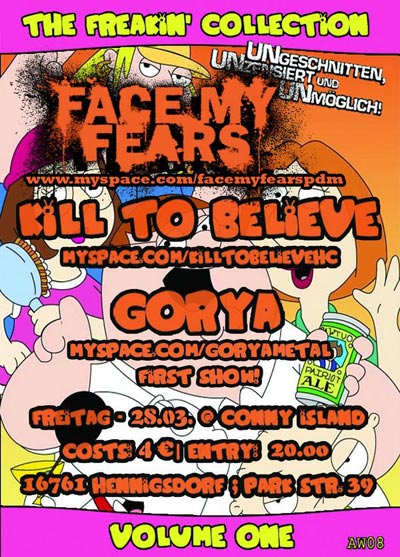 KILL TO BELIEVE, FACE MY FEARS, GORYA KILL TO BELIEVE, FACE MY FEARS, GORYA