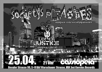 SOCIETYS PARASITES, U LOCK-JUSTICE SOCIETYS PARASITES, U LOCK-JUSTICE