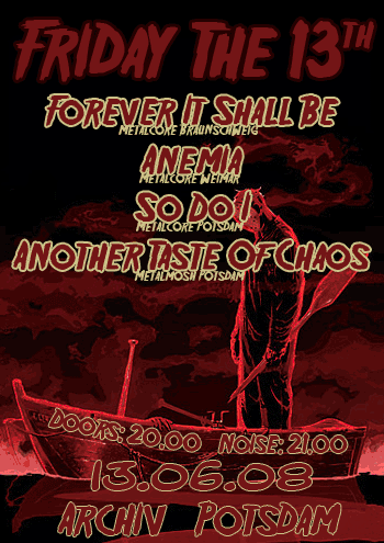 FOREVER IT SHALL BE, ANEMIA, SO DO I, ANOTHER TASTE OF CHAOS FOREVER IT SHALL BE, ANEMIA, SO DO I, ANOTHER TASTE OF CHAOS