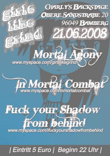 MORTAL AGONY, IN MORTAL COMBAT, FUCK YOUR SHADOW FROM BEHIND MORTAL AGONY, IN MORTAL COMBAT, FUCK YOUR SHADOW FROM BEHIND