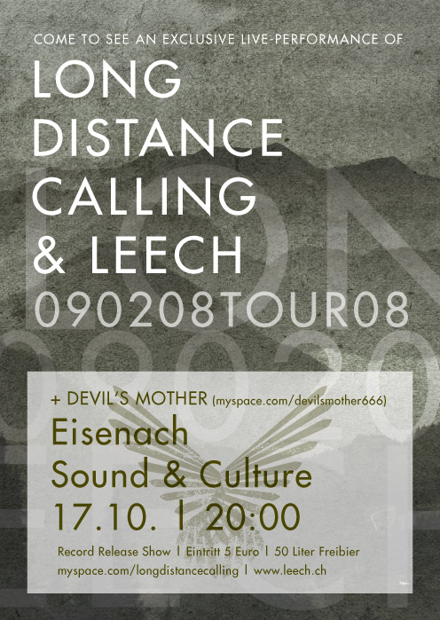 LONG DISTANCE CALLING, LEECH, DEVIL'S MOTHER