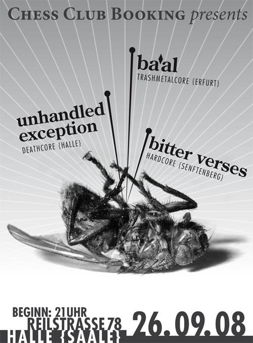 BAAL, UNHANDLED EXCEPTION, BITTER VERSES