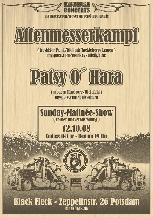 AFFENMESSERKAMPF, PATSY O' HARA AFFENMESSERKAMPF, PATSY O' HARA