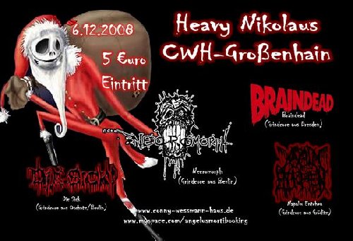 BRAINDEAD, NAPALM ENTCHEN, NECROMORPH, DIE SICK