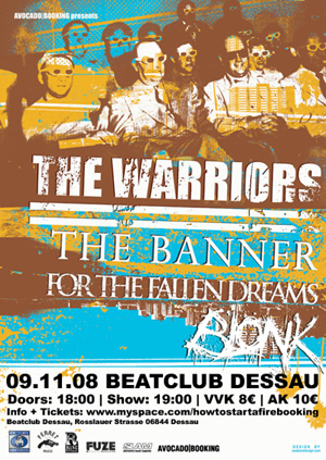 THE WARRIORS, THE BANNER, FOR THE FALLEN DREAMS, BLONK