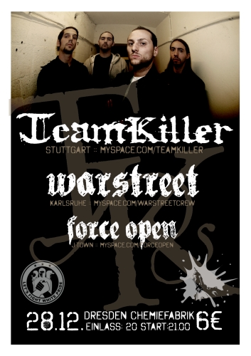 TEAMKILLER, WARSTREET, FORCE OPEN TEAMKILLER, WARSTREET, FORCE OPEN