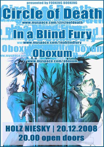 CIRCLE OF DEATH, IN A BLIND FURY, OBOXUM CIRCLE OF DEATH, IN A BLIND FURY, OBOXUM
