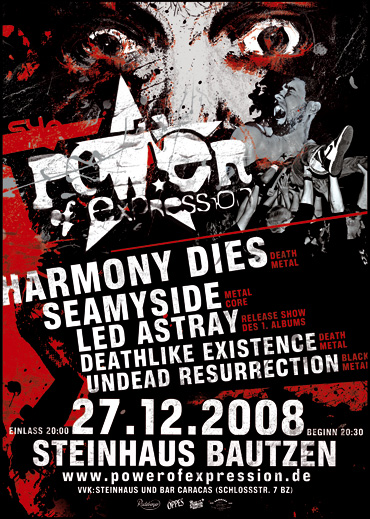 HARMONY DIES, SEAMYSIDE, LED ASTRAY, DEATHLIKE EXISTENCE, UNDEAD RESURRECTION HARMONY DIES, SEAMYSIDE, LED ASTRAY, DEATHLIKE EXISTENCE, UNDEAD RESURRECTION