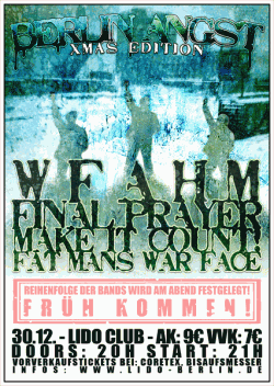 WAR FROM A HARLOTS MOUTH, FINAL PRAYER, MAKE IT COUNT!, FAT MANS WAR FACE WAR FROM A HARLOTS MOUTH, FINAL PRAYER, MAKE IT COUNT!, FAT MANS WAR FACE