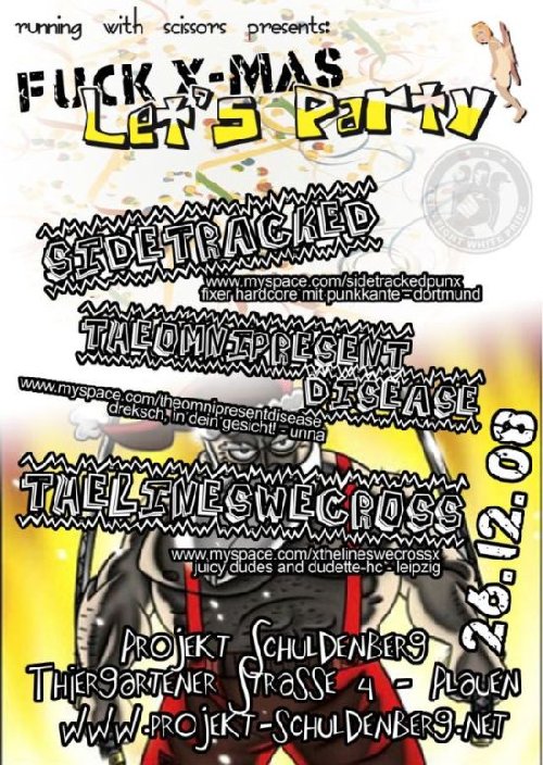 SIDETRACKED, THE OMNIPRESENT DISEASE, THE LINES WE CROSS SIDETRACKED, THE OMNIPRESENT DISEASE, THE LINES WE CROSS