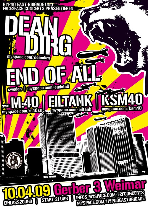 DEAN DIRG, END OF ALL, KSM40, EILTANK, M40 DEAN DIRG, END OF ALL, KSM40, EILTANK, M40