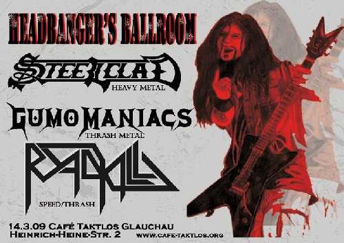 STEELCLAD, GUMO MANIACS, ROADKILL