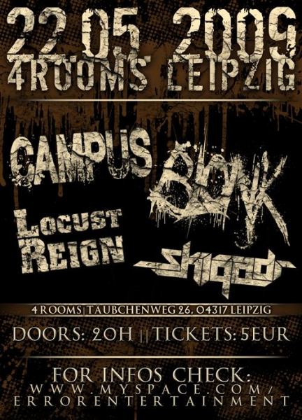 BLONK, LOCUST REIGN, CAMPUS, SHIQADI