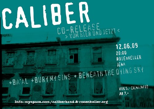 CALIBER, BA'AL, BURY MY SINS, BENEATH THE DYING SKY