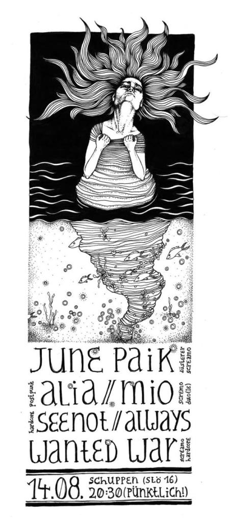 MIO, ALIA, SEENOT, ALWAYS WANTED WAR, JUNE PAIK MIO, ALIA, SEENOT, ALWAYS WANTED WAR, JUNE PAIK