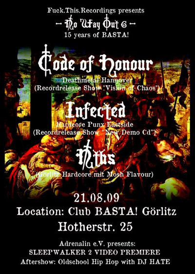 CODE OF HONOUR, INFECTED, NTBS CODE OF HONOUR, INFECTED, NTBS