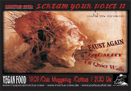 FAUST AGAIN, EQUALITY, OF QUIET WALLS FAUST AGAIN, EQUALITY, OF QUIET WALLS