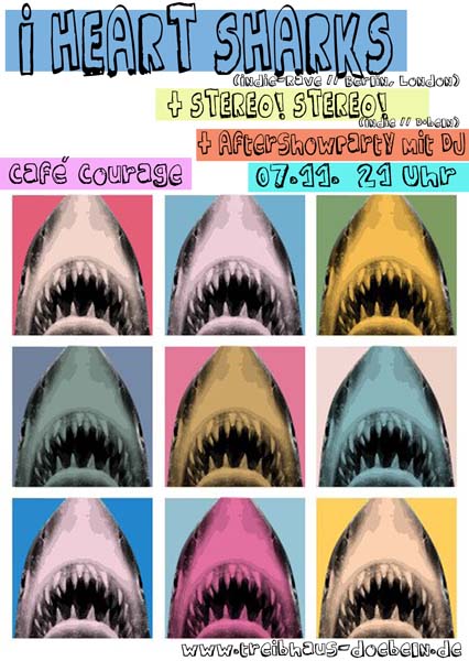 I HEART SHARKS, STEREO! STEREO!