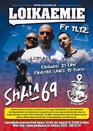 LOIKAEMIE, SHAM 69, ROSTDOCS