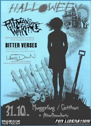 FATMANS WARFACE, BITTER VERSES, LASHDOWN
