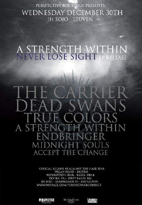 THE CARRIER, DEAD SWANS, TRUE COLORS, A STRENGTH WITHIN, ENDBRINGER, MIDNIGHT SOULS, ACCEPT THE CHANGE THE CARRIER, DEAD SWANS, TRUE COLORS, A STRENGTH WITHIN, ENDBRINGER, MIDNIGHT SOULS, ACCEPT THE CHANGE
