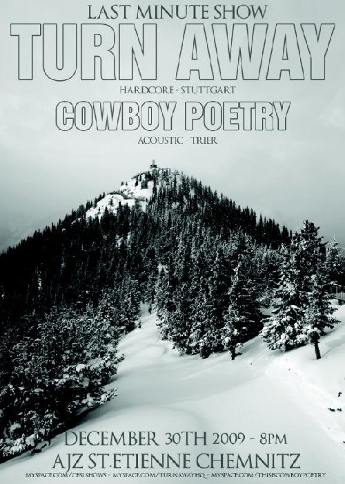 TURN AWAY, COWBOY POETRY
