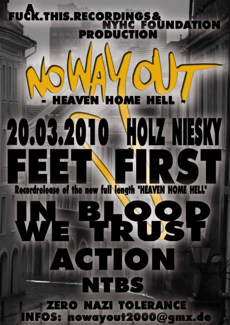 FEET FIRST (REC.RELEASE), IN BLOOD WE TRUST, ACTION, NTBS