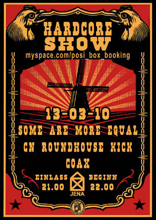 SOME ARE MORE EQUAL, COAX, CN ROUNDHOUSE KICK